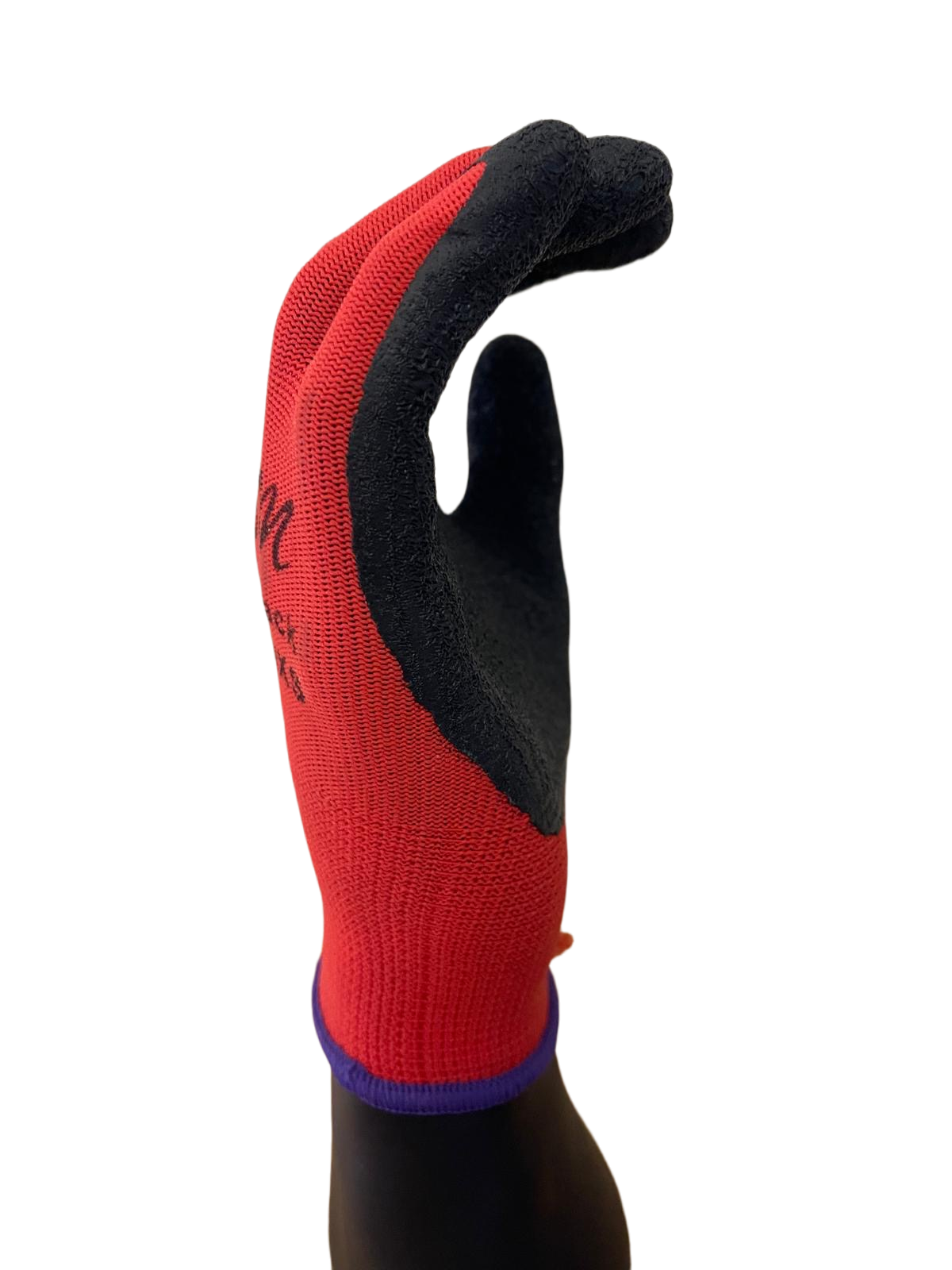 CSM Red & Black Latex Grip Gloves – Clearance