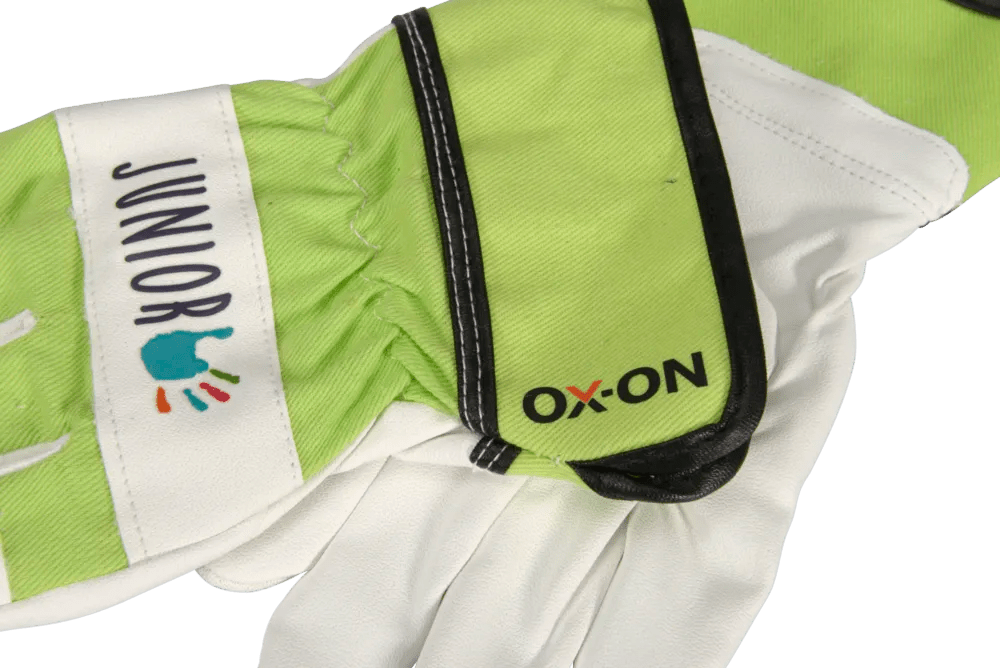 OX - ON Junior Leather Gardening Gloves - Centre Sales