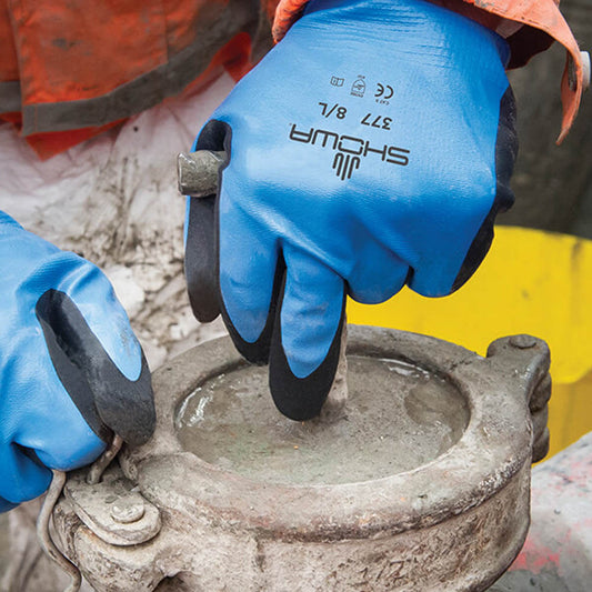 Showa 377 - Nitrile Dipped Gloves