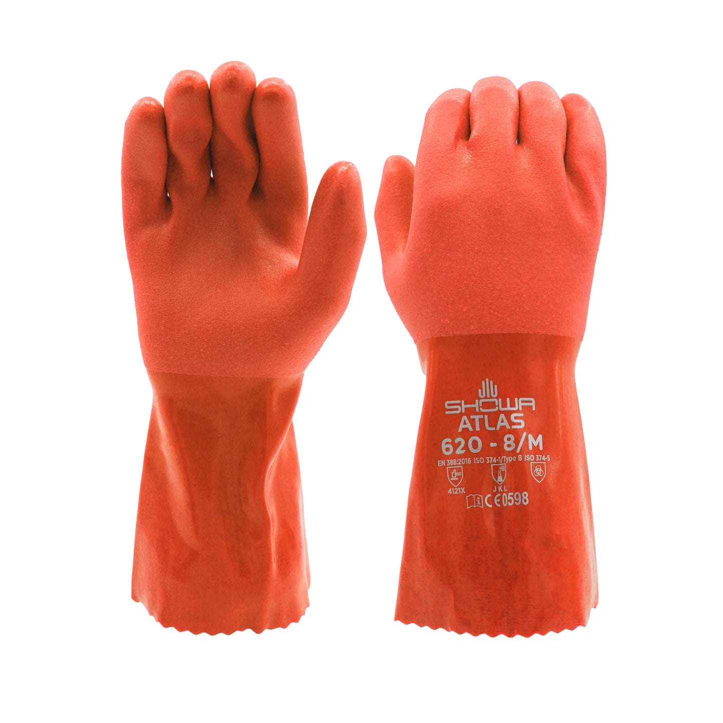 Showa 620 Chemical Resistant PVC Gloves - Centre Sales